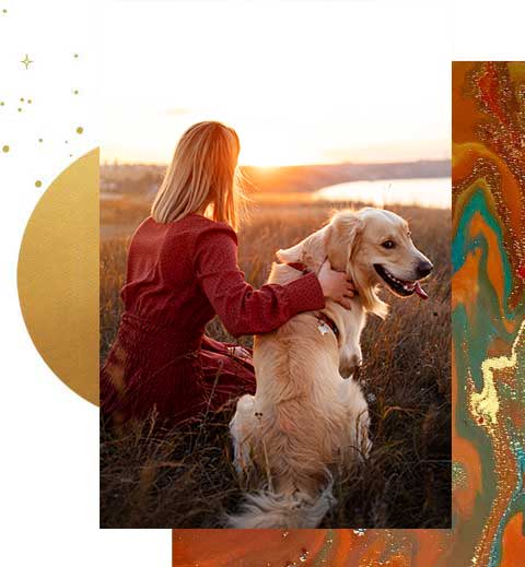 does-this-sound-familiar Woman with golden retriever
